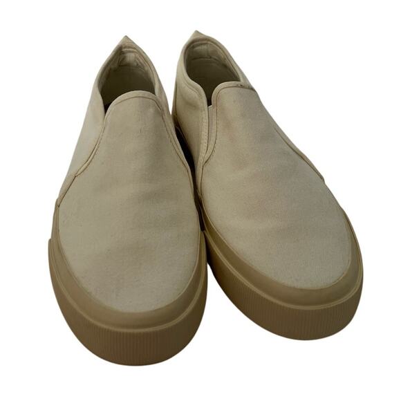 Everlane Women's The Forever Slip-On Canvas Sneaker Comfortable White Size 8.5 - Picture 1 of 10